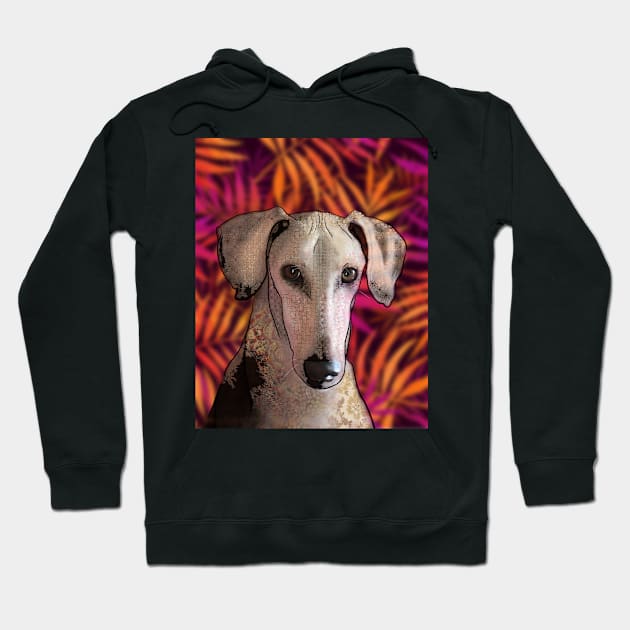 Saluki Hoodie by MistyLakeArt